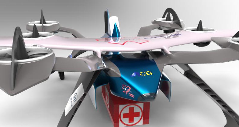 货运无人机总体3D图