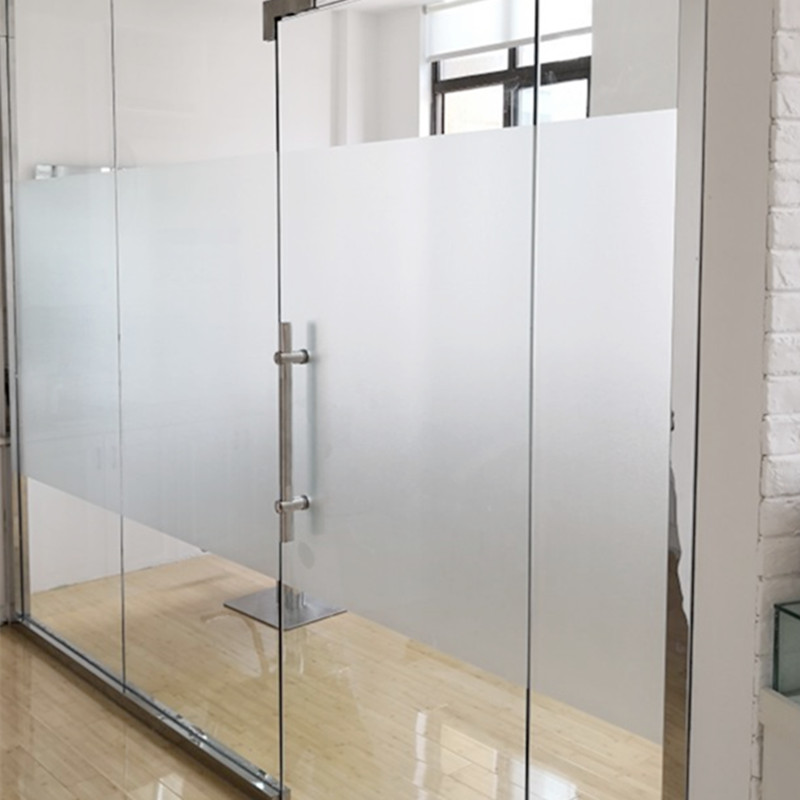 磨砂玻璃贴纸办公室防走光模糊浴室门窗贴1.2米宽 透光不透明