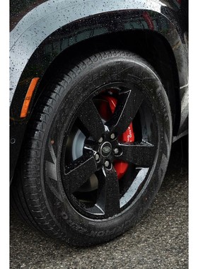 议价自用22寸路虎卫士110原厂原装拆车轮毂轮胎007暗黑特别版联系