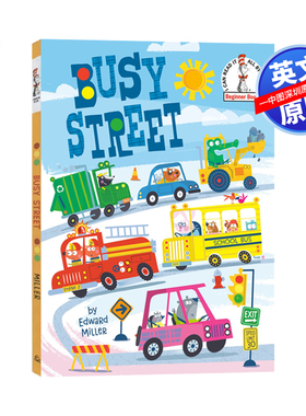英文原版 繁华的街道   Busy Street 进口英文版正版书籍
