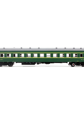 火车花园中国铁路硬座YZ22客运车厢模型绿皮列车HO比例不带灯1/87