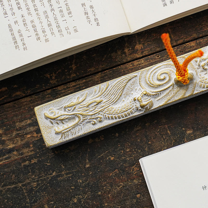 飞龙在天 日本进口生肖龙年南部铁器铸铁摆件手作书房文镇纸礼物