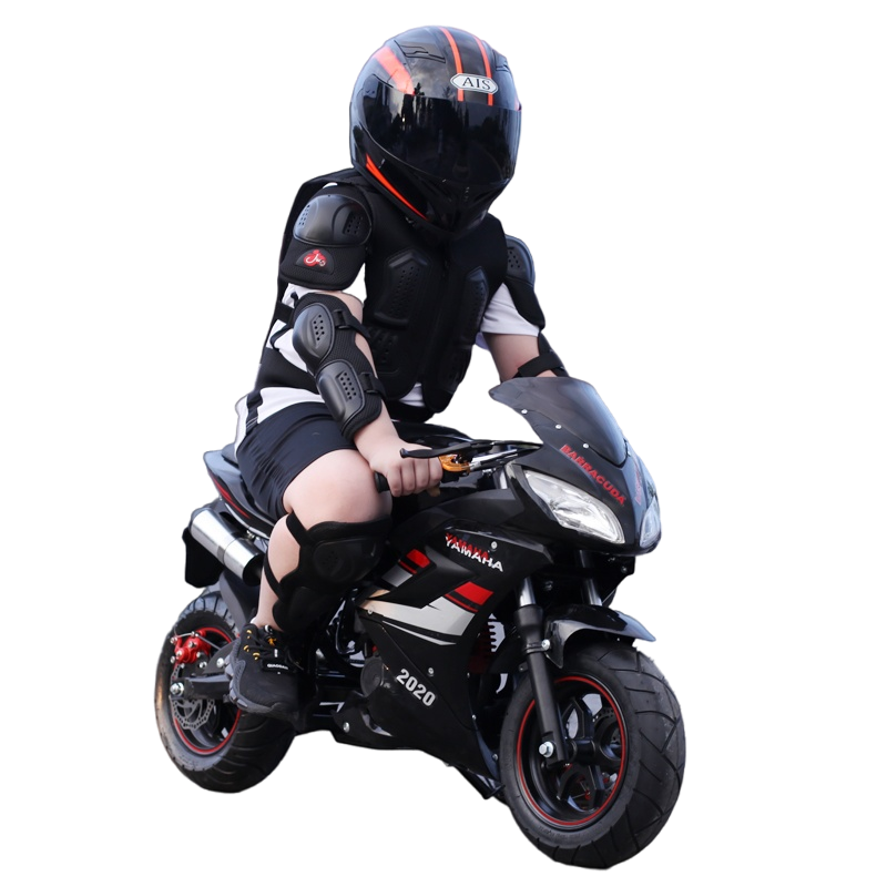 艾璐歌50cc中小型摩托车跑车手拉启动电启动带灯款中跑车