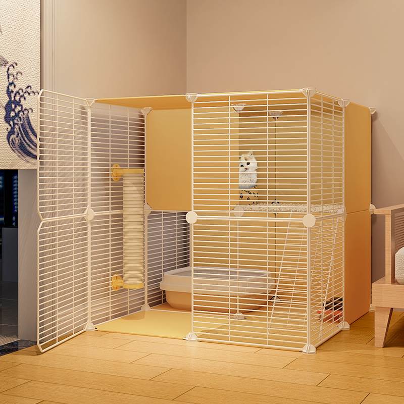 猫笼子家用室内超大自由空间猫柜猫咪猫屋别墅小型宠物笼子猫空笼