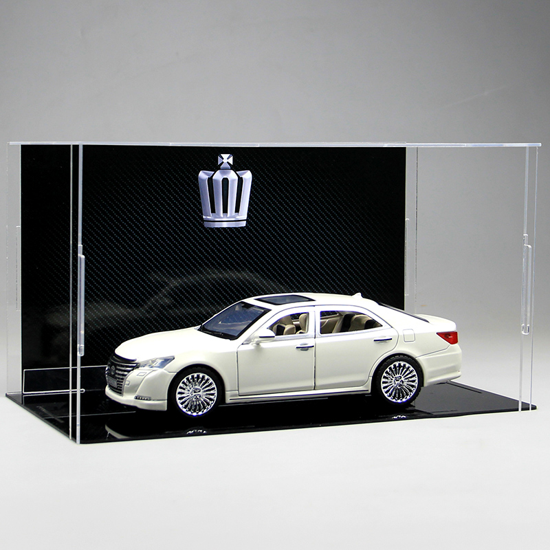 丰田皇冠经典轿车模型合金版汽车模型高档玩具收藏生日礼物送男生