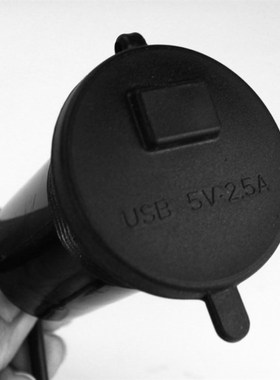 推荐电动车USB车载充电器防水接线手机充电盒通用摩托电瓶带支架