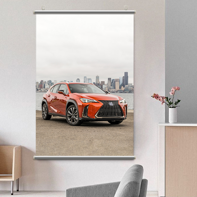 雷克萨斯Lexus UX汽车高清照片海报墙贴壁纸学生宿舍卷轴挂画装饰
