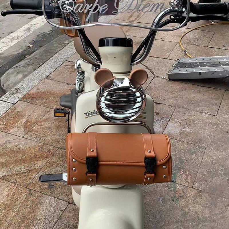 摩托车包哈雷电动车工具包骑士改装包迷你边挂包车头尾挂包通用