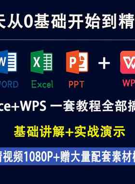 office/ppt/wps/word/excel图标教程运算修改页数文字实用格式pdf