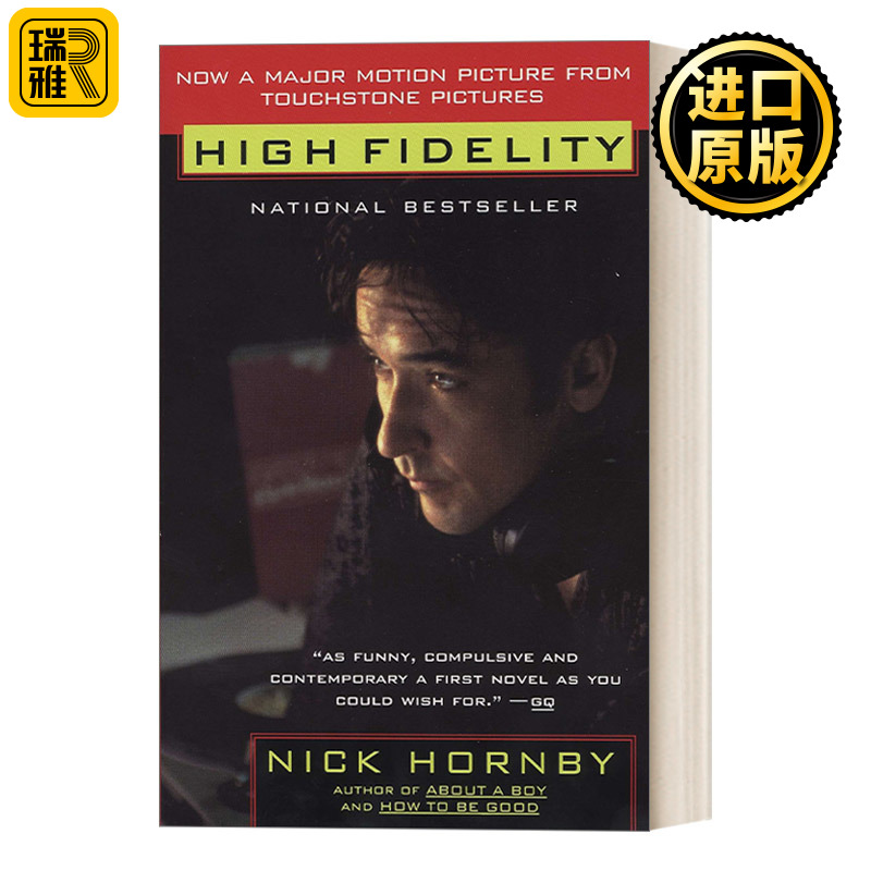 High Fidelity Movie-Tie In 失恋排行榜 电影版 浪漫喜剧 Nick Hornby