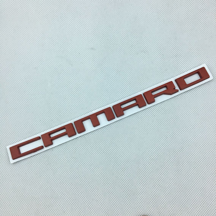 适用于雪佛兰 科迈罗 CAMARO 改装金属车标贴 车头盖车尾字母标贴