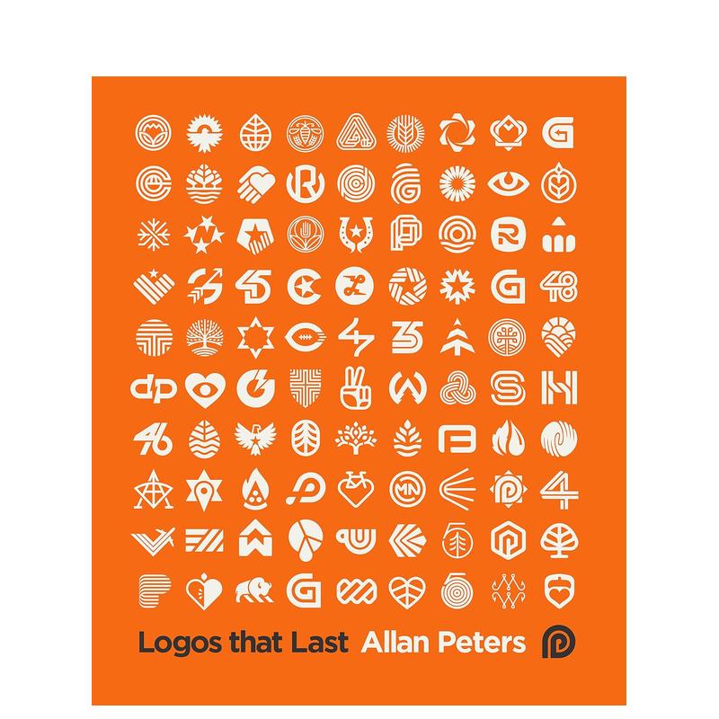 【预 售】经久不衰的徽标：如何打造标志性的视觉品牌 Logos that Last 原版英文字体图案标志设计
