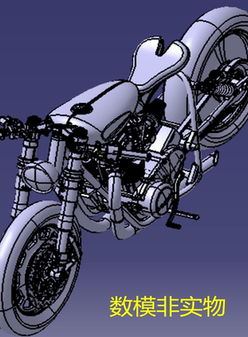 摩托车机动车3D三维几何数模型雅马哈stp工程图纸齿轮齿条造型CAD