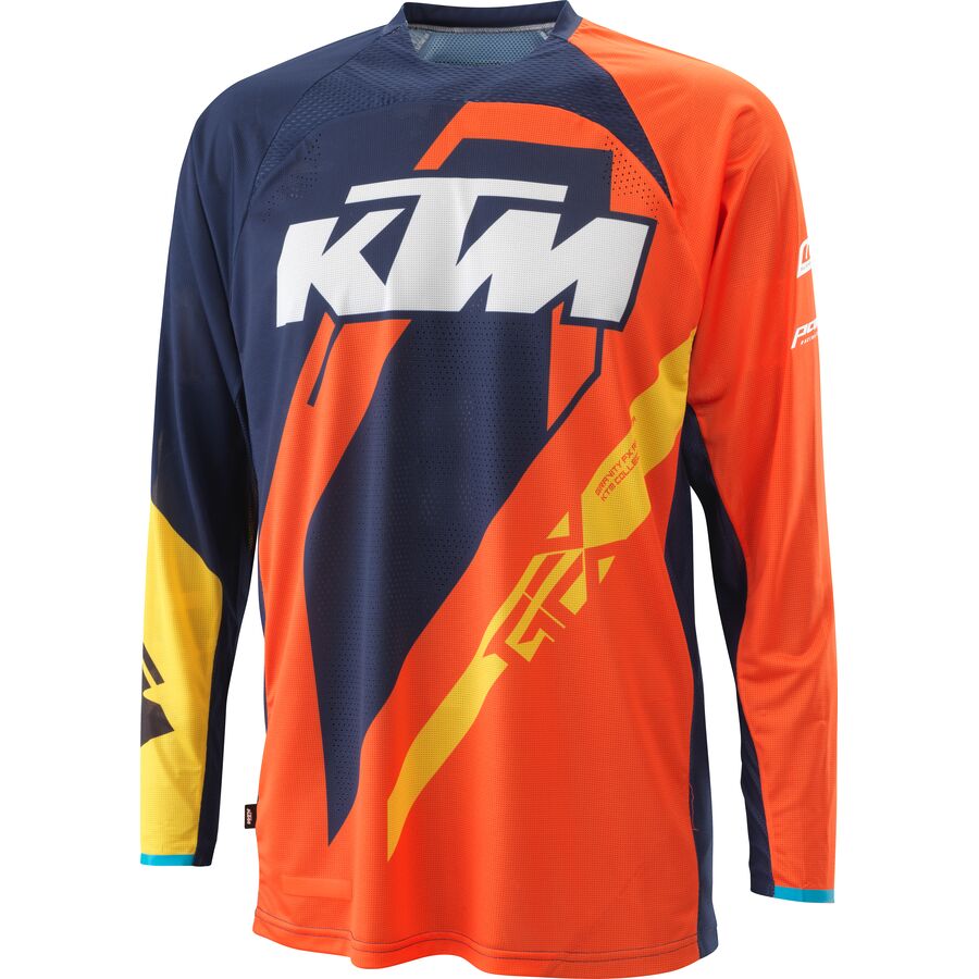 新款KTM骑士装备速降服骑行服越野服赛车复古机车服透气速干衣