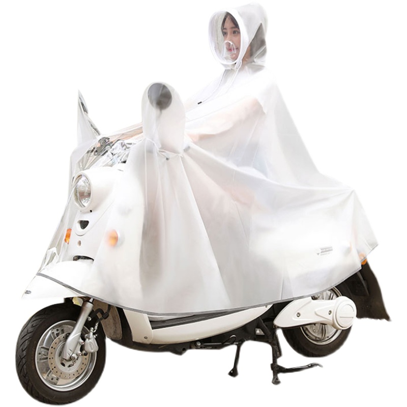 雨衣电动车摩托电瓶单人男女骑z行长新款全身防暴雨披风服面罩套