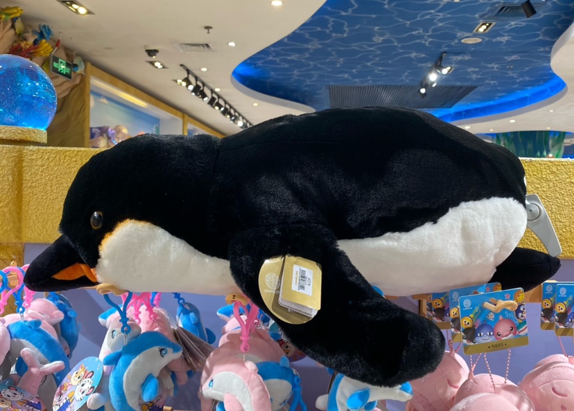 珠海长隆海洋王国旅游纪念品企鹅玩偶公仔男女孩毛绒玩具礼物手信