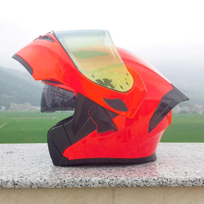 新3C认证揭面盔摩托车特大码大头头盔可拆卸带内衬防摔全盔70国潮