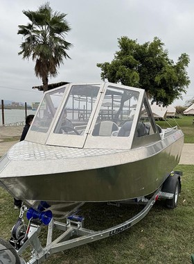 电动卡丁船全铝合金小型摩托快艇水上竞技双人冲浪小船救援快艇船