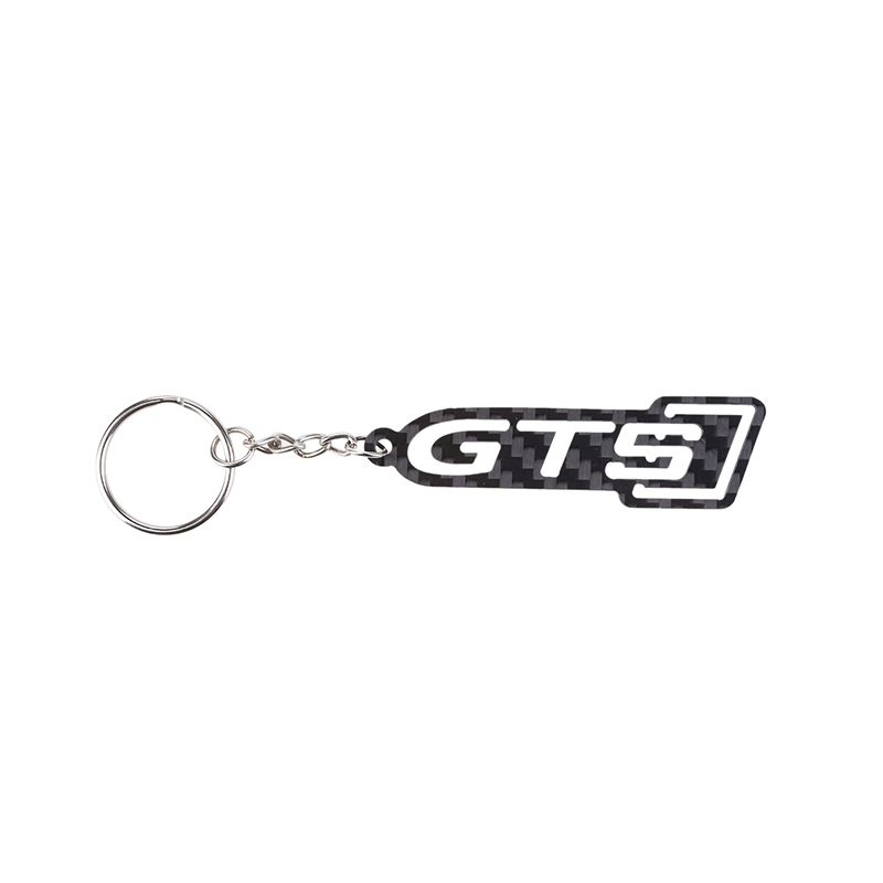 GTS 一汽上海进口大众奥迪斯柯达迈腾CC竞技改装碳纤维钥匙链扣