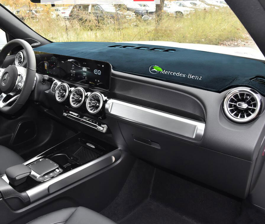 适用于奔驰新能源纯电动EQB避光垫中控盘仪表台遮阳遮光防晒垫子