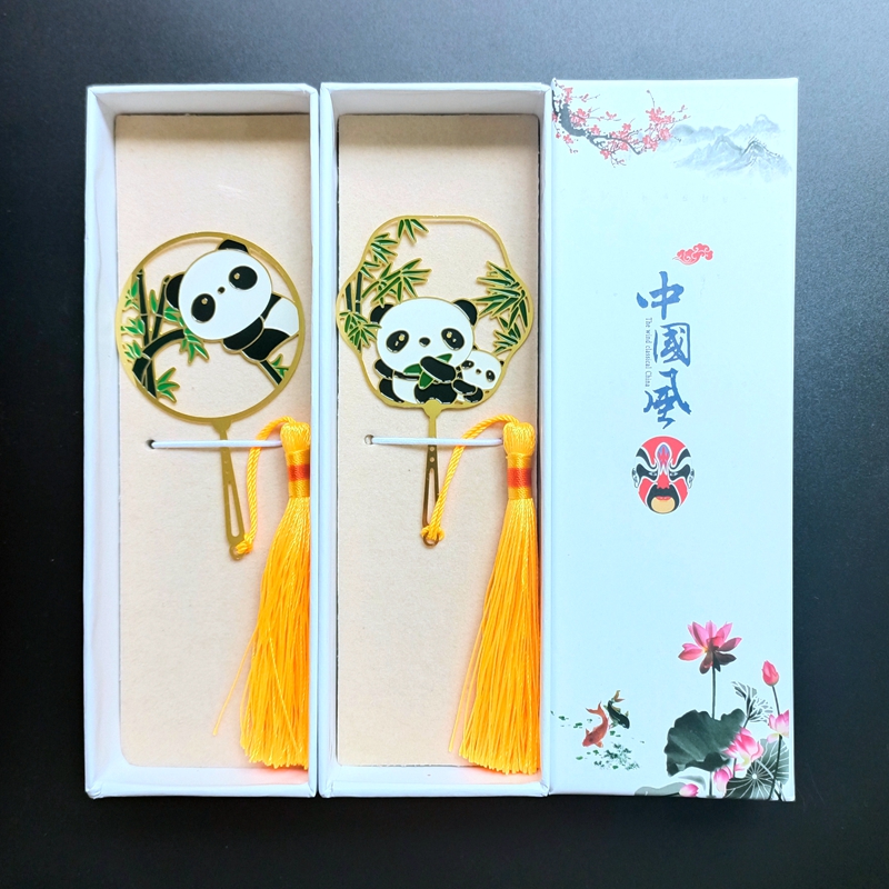 中国特色礼品送老外出国中国风伴手礼送国外客户熊猫展会定制logo