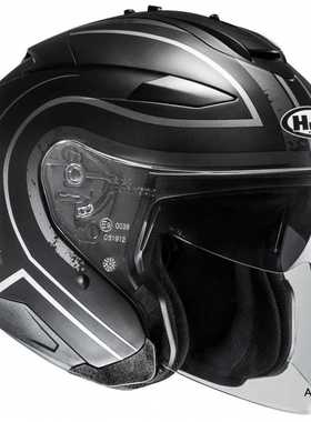 正品HJC双风镜半盔IS-33II摩托车头盔进口跑盔骑行头盔夏盔复古盔
