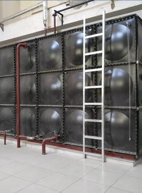 津搪瓷钢板水箱人防保温装配水箱箱油箱式供应天玻璃钢搪瓷水厂家