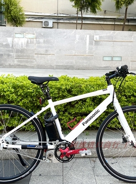 日本松下原装进口顶配99新限量款油碟内变八速公路电动助力自行车