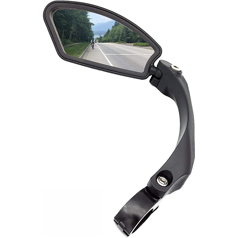 自行车后视镜可调节山地车可折叠后视镜电动车摩托车大视野反光镜