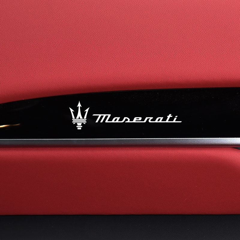 玛莎拉蒂总裁 Ghibli Grecale Levante内饰改装汽车贴纸金属车标