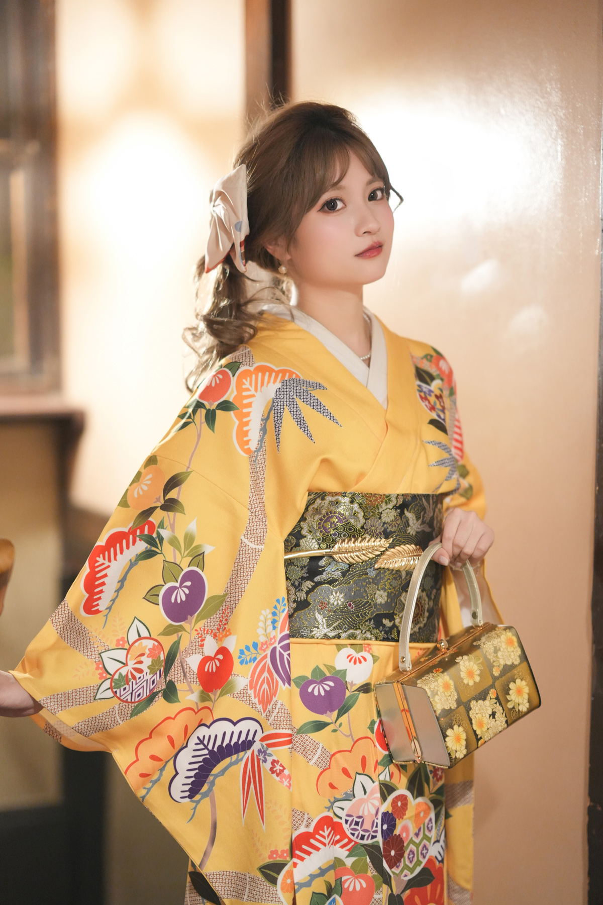 和风樱之美日本振袖和服女日式改良传统日系年会正装成人礼大振袖