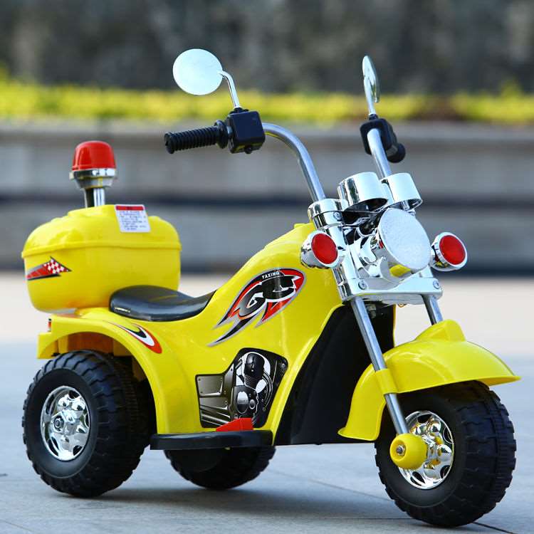 儿童摩托车电动小型充电3岁以上可坐人双人玩具安全三轮男孩机车