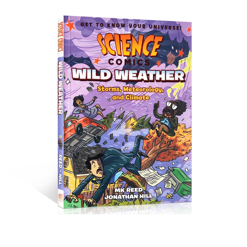英文原版 Science Comics: Wild Weather 科学漫画:恶劣的天气 气候科普  全彩漫画小学STEM教辅 全彩图像式百科图画书