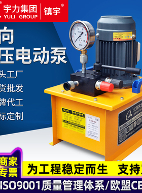 单向电动液压泵ZB-0.75 63超高压手动平面换向单油路小型电动油泵