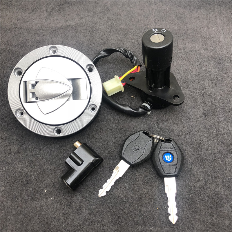 摩托车钥匙电门QJ150-19A-19C套锁 龙头锁电门锁油盖锁 油箱盖