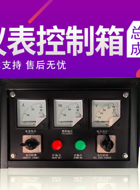 发电机组开关箱控制仪表箱 显示频率 电压 电流换相指示