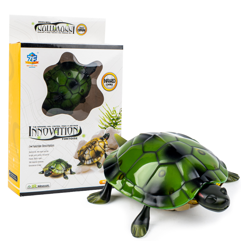 遥控仿真乌龟电动会动的动物玩具2一6岁男孩女孩宝宝益智儿童礼物