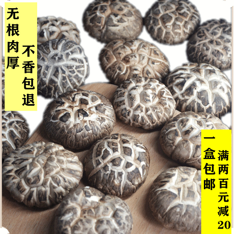 南阳淅川渠首龙土特产特级香菇干货食用赛野生蘑菇花菇500克/包邮