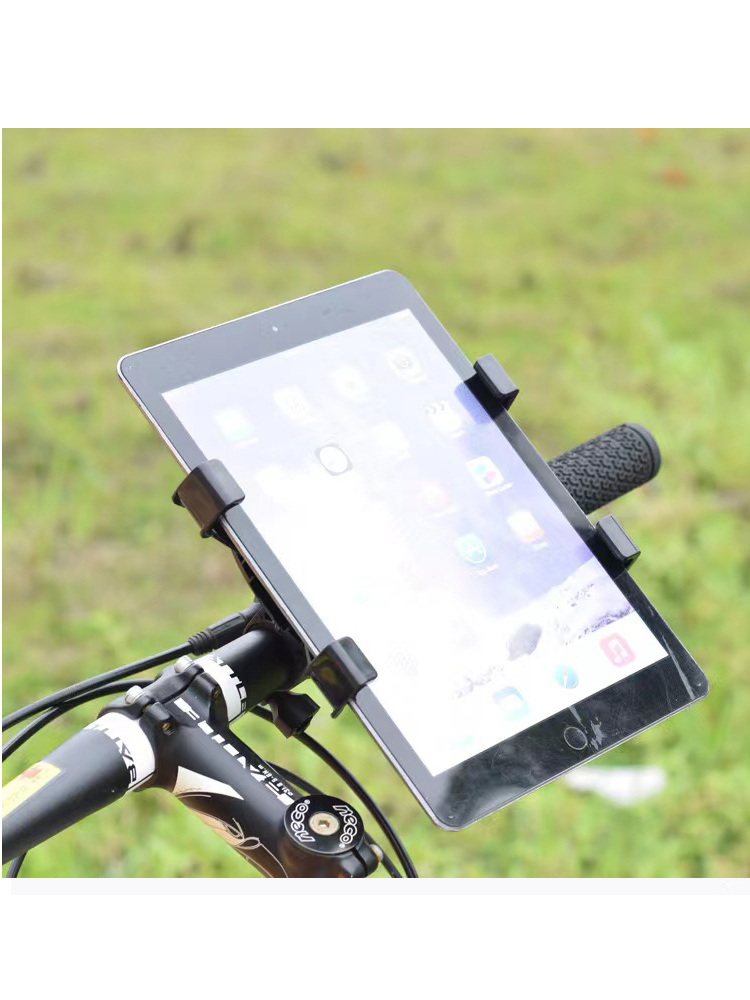 24新款自行车平板手机架固定山地电动摩托车公路导航拍摄车把支架