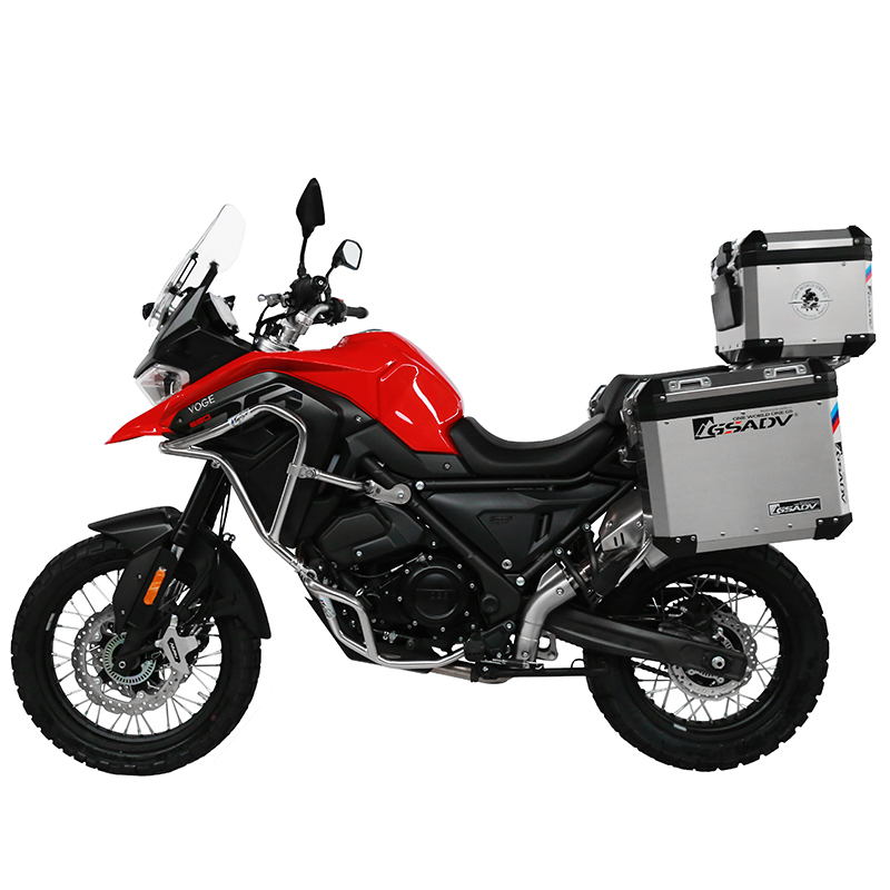 GSADV冒险适用隆鑫无极650DS拉力款摩托车改装三箱护杠尾箱铝合金