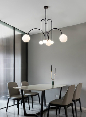 北欧客厅吊灯极简主义现代设计卧室书房咖啡厅服装店十大名牌灯具