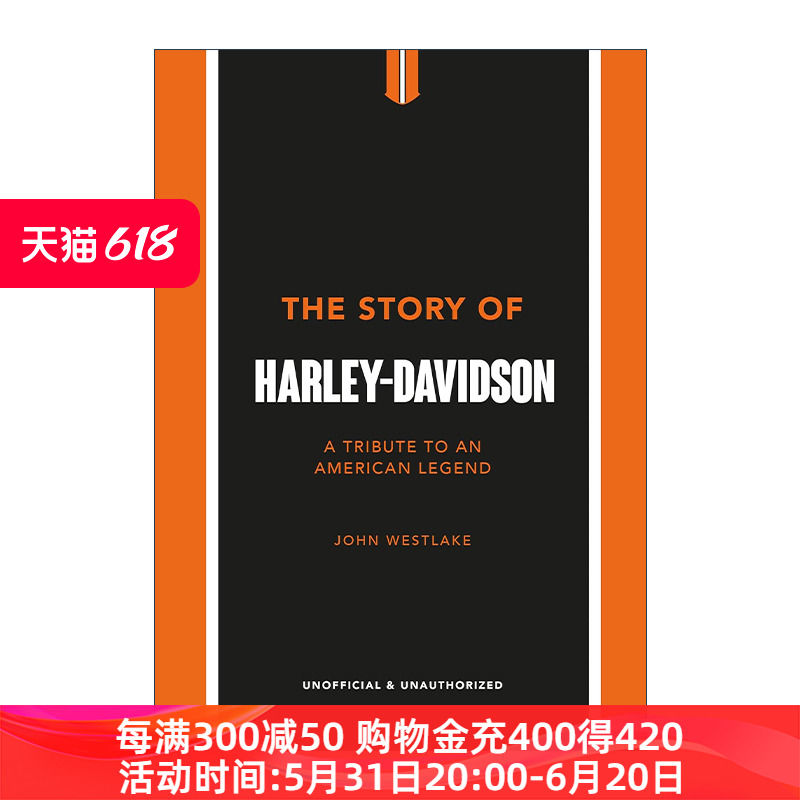 英文原版 The Story of Harley-Davidson 哈雷戴维森的故事 向经典致敬 哈雷摩托车 品牌摩托车发展历史 英文版 进口英语原版书籍