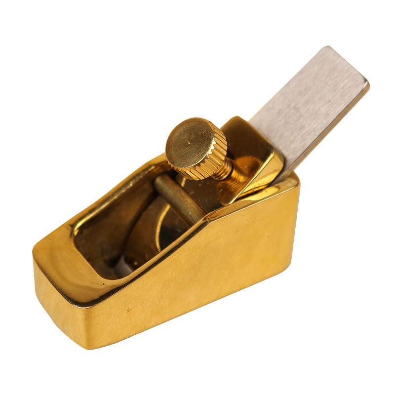 迷你铜刨子木工乐器模型加工制作平底刨圆底刨刨削工具