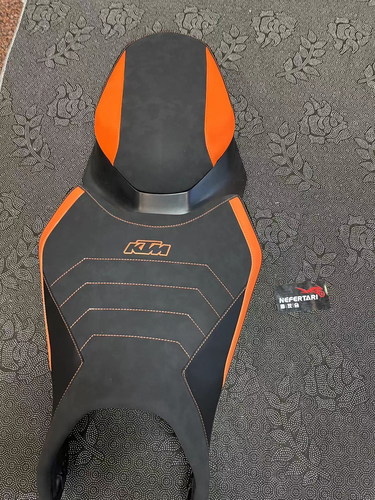 摩托车KTM790Duke坐垫个性定制可改舒适度加软可定做刺绣颜色选择