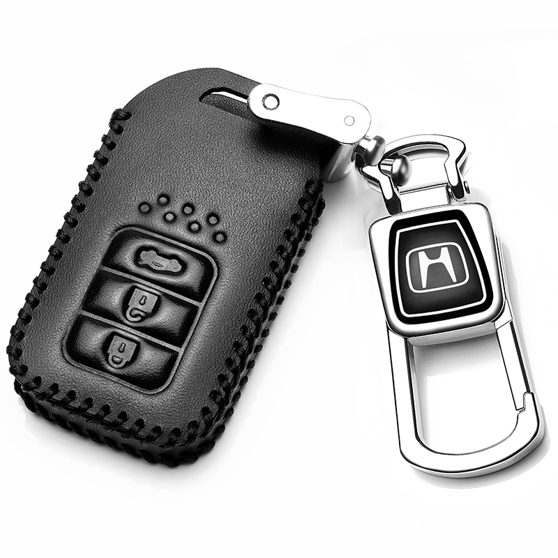 适用于2019款本田INSPIRE真皮钥匙套19款亨域汽车钥匙保护套扣包