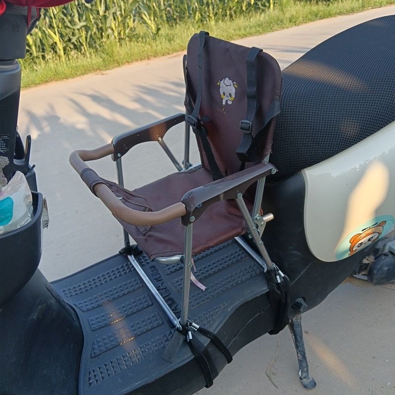 三轮车儿童坐椅前置安全座椅3一12岁摩托车带娃神器折叠踏板车用