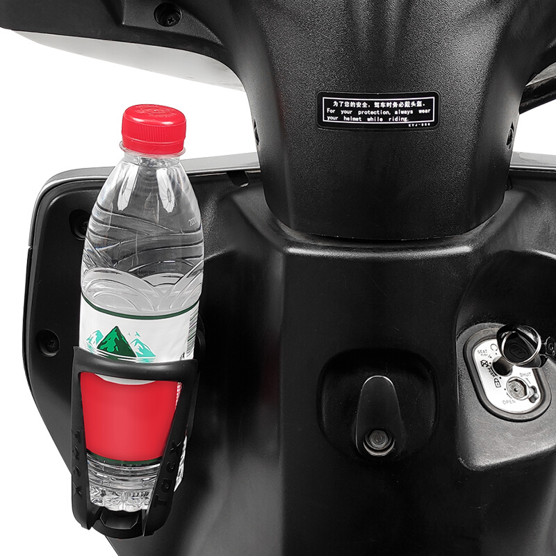 摩托车水杯架小牛电动车改装水壶架姜戈Vespa标志免打孔粘贴安装
