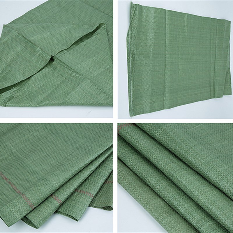 编织袋覆膜防水白色绿色蛇皮袋物流快递打包袋规格定做厂家直销