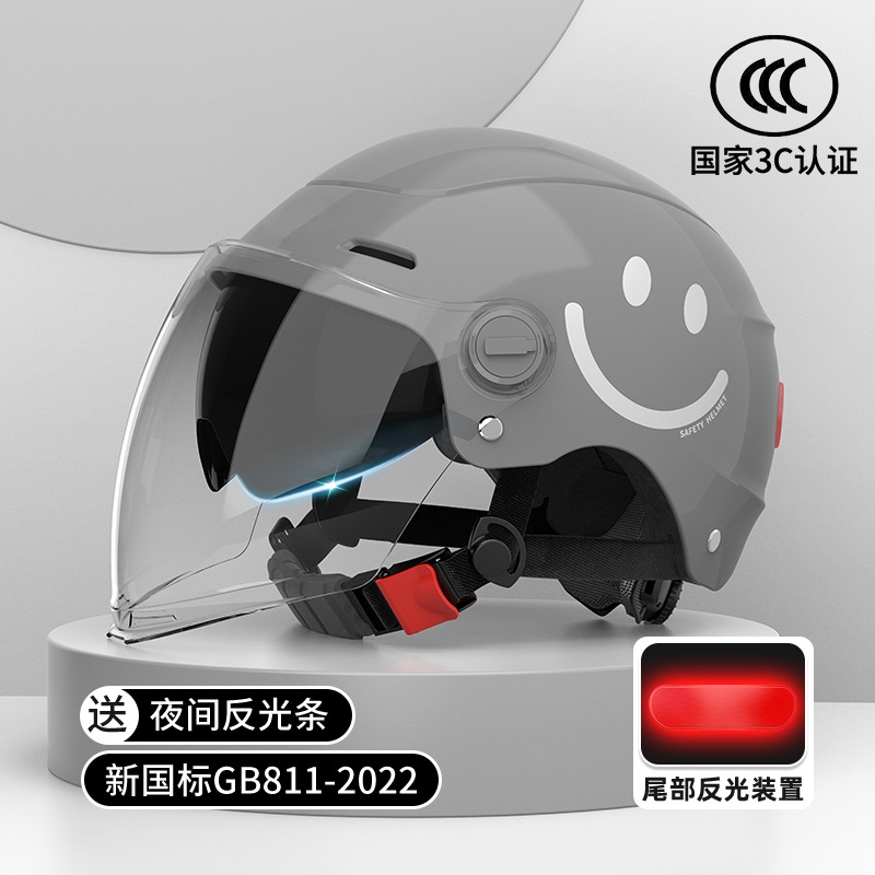 新款百搭碳纤维复古半盔摩托车夏季机车新款骑行男女BOBO3/4头盔