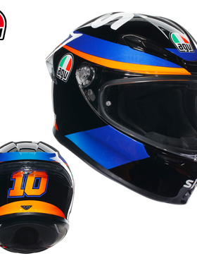 新款AGV摩托车头盔K6S全盔四季男女骑行机车全覆式跑盔防雾轻量化